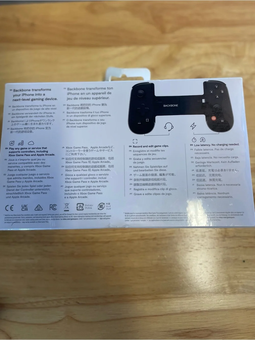 One Mobile Gaming Controller for iPhone - Black